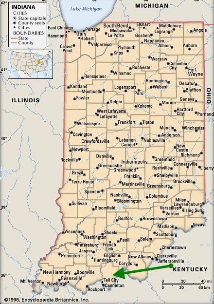 25 Map Of Southeastern Indiana Maps Online For You