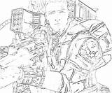 Borderlands Axton Weapon Coloring Pages sketch template