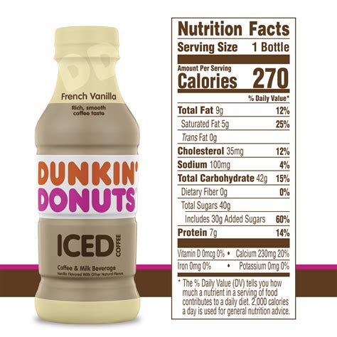 Dunkin Donuts Frozen Mocha Coffee Nutrition Facts Besto Blog