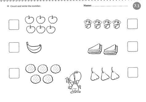 Worksheets for 4 Year Olds Counting | Learning printables, Learning