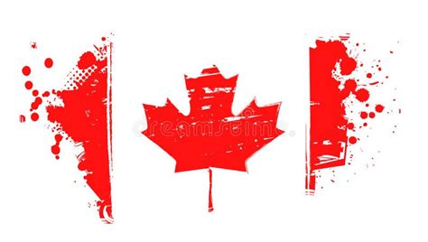 Grunge Flag Of Canada Stock Vector Illustration Of Colors 45499426