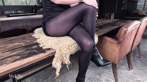 seduction and sex in black seamless pantyhose amateur porn feat myella xhamster