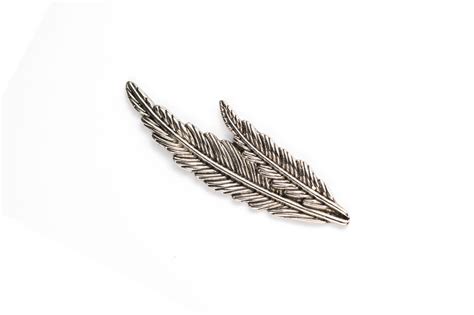 Quill Double Lapel Pin Silver Go Stylish