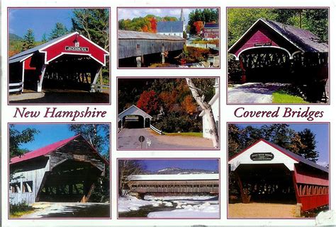 New Hampshire Covered Bridges Remembering Letters And