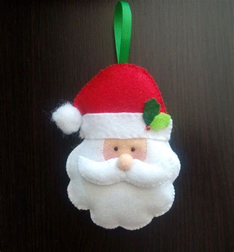 20 Felt Santa Ornaments To Make