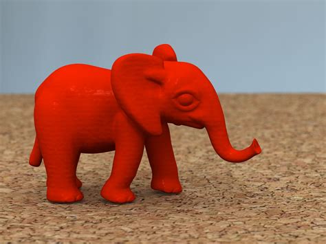 Stl File Baby Elephant High Poly 👶・3d Printer Design To Download・cults