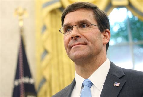 Mark Esper Waits To Be Sworn In As The New Secretary Of Defense In The
