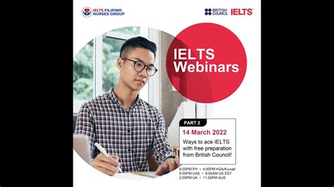 Ielts British Council Webinar Series Ways To Ace Ielts With Free