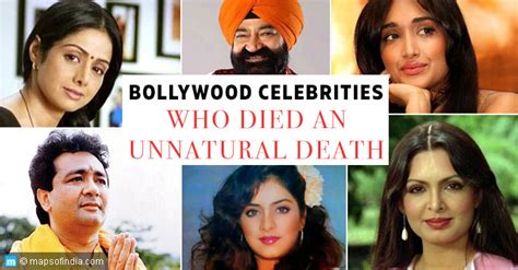 Bollywood Celebrities Who Died An Unnatural Death India