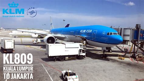 At the moment it is the only option available for this route. KLM Flight KL809 Experience | Kuala Lumpur to Jakarta ...