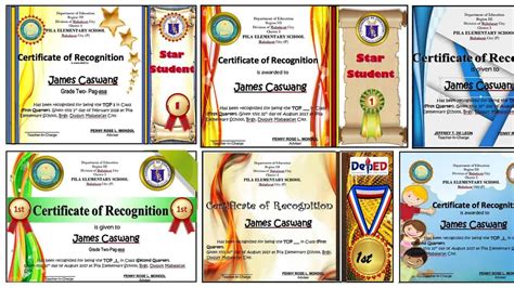 Award Certificates Editable And Free To Download Deped Click Images Images