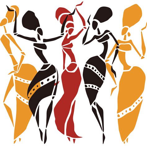 African Dance Illustration African Woman Png Download 871868