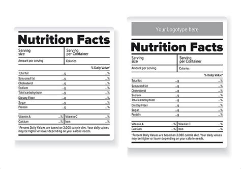 .template for nutrition facts with help from a software engineer with broad and extensive experience in this free customize your own nutritional facts tutorial using microsoft word. Nutrition Facts Label Templates - 17+ Free & Premium Download
