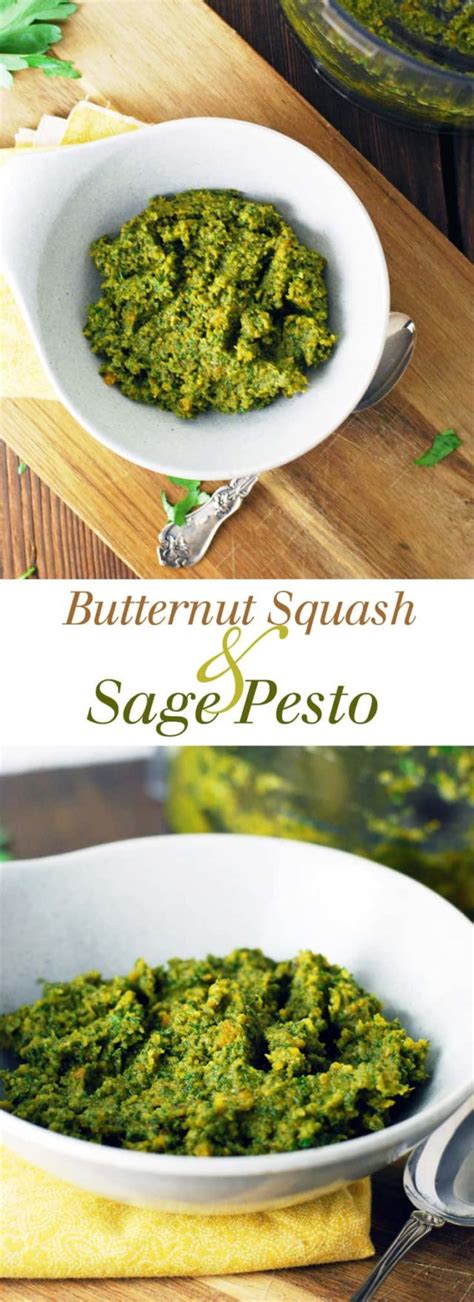 Butternut Squash And Sage Pesto The Live In Kitchen