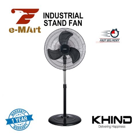 Khind Industrial Stand Fan 20 Inch Sf2003b Ready Stock Shopee