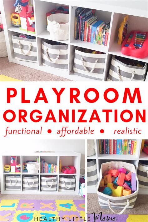 Playroom Organization Toy Storage Ideas Healthy Little Mama