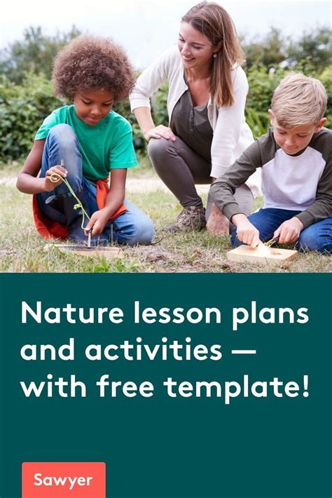 Nature Lesson Plans And Activities With Editable Template In 2022