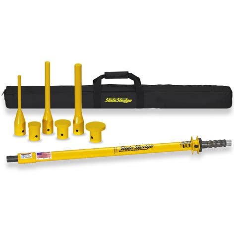 21 Pound 46″ Multi Head Hammer With 6 Pin Drivers 211403