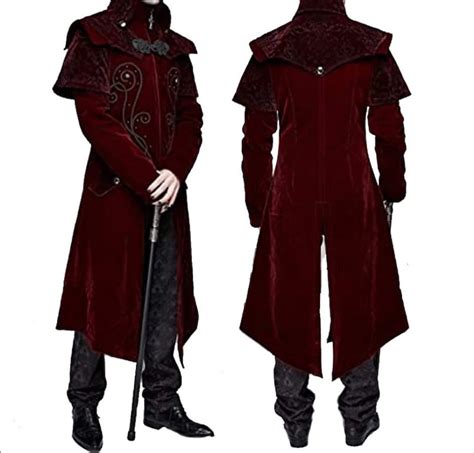Renaissance Noble Costume Medieval Costume Trench Coat Suit Etsy Uk