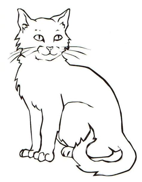 More 100 coloring pages from animal coloring pages category. Cute Kitten Coloring Pages Idea | Cat coloring page ...