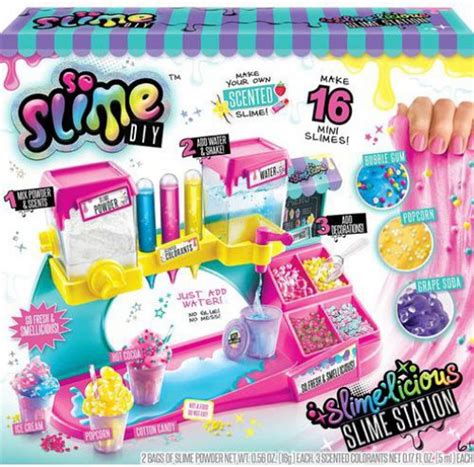 So Slime Diy Slimelicious Slime Factory Playset Starter Kit Make 16 Slimes Canal Toys Toywiz