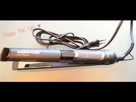 Bekannt wurde er durch seine prominente kundschaft und auftritte in den unterschiedlichsten medien. Unboxing: Haarglätter Udo Walz B100 Coiffeur Performance ...