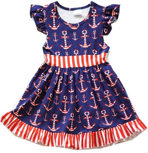 Cute Nautical Toddler Dress Love The Red And White Stripe Anchors
