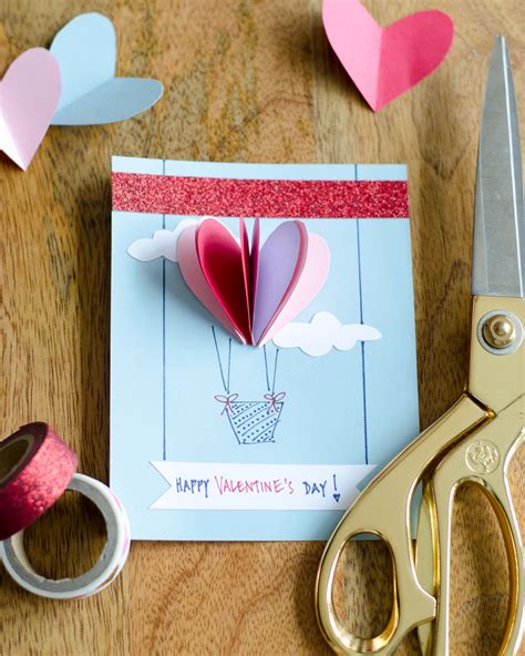 Featuring gold foil and hidden message envelope.envelope greeting: Easy DIY Valentines Cards Using Simple Folded Paper Hearts