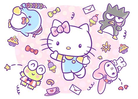 Hello Kitty Sanrio Fanart Fondo De Pantalla Minimalista Ilustraciones