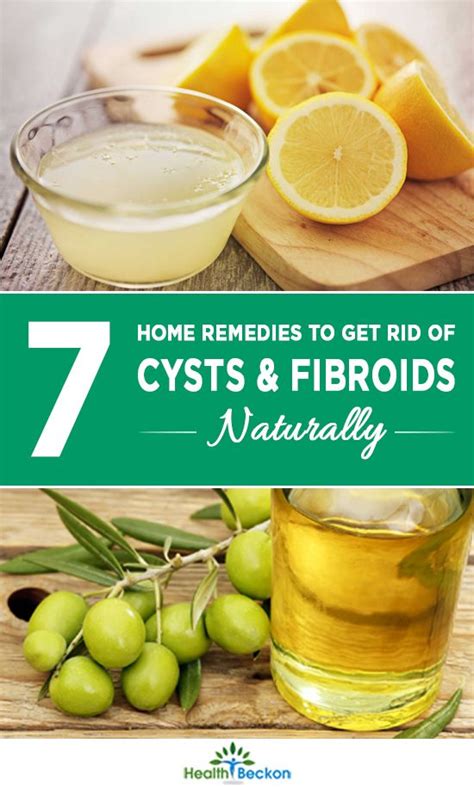 7 Home Remedies To Get Rid Of Cysts And Fibroids Naturally Remedies