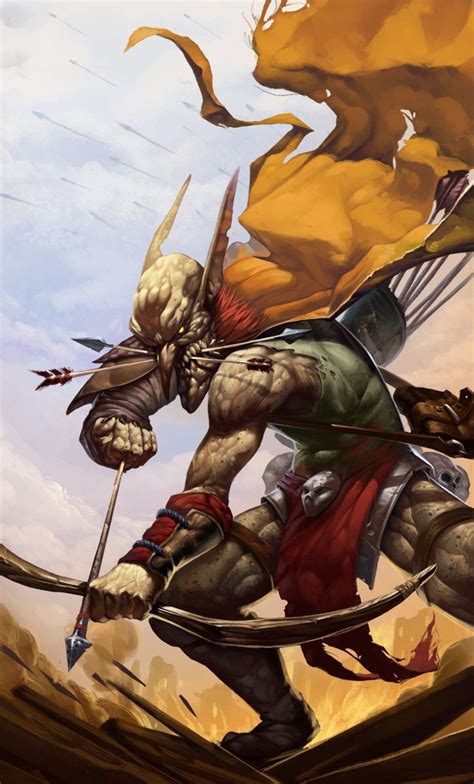 Goblin Archer Timur Shevtsov Fantasy Creatures Fantasy Monster