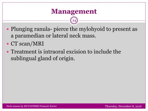 Ent Clinical Rotation Presentation Neck Masses By Xavier