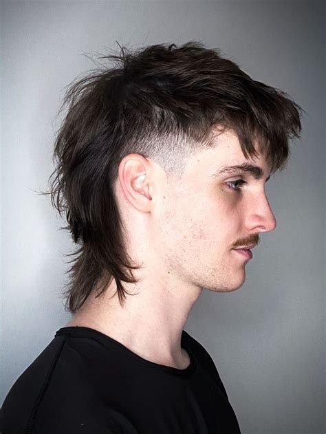 Mullet Man Modern Day Mullet Mens Mullet Edgy Hair Mullet Haircut