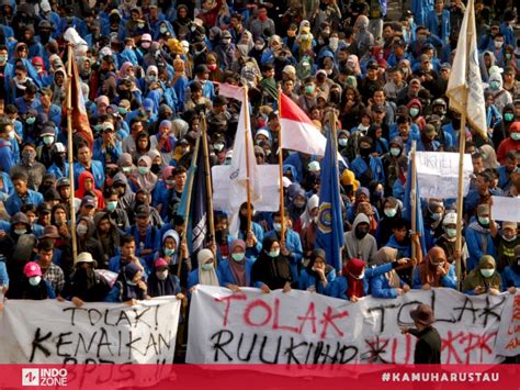 Demonstrasi Besar Di Indonesia Yang Dimotori Mahasiswa Indozone Id