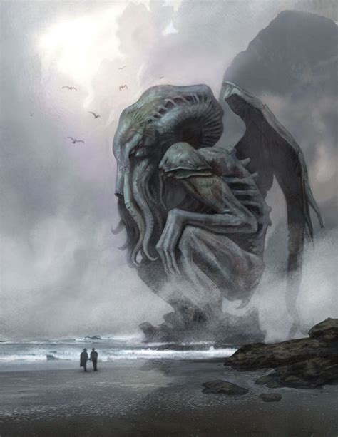 Cthulhu In The Mist By Nathanrosario On Deviantart On A Foggy Morning