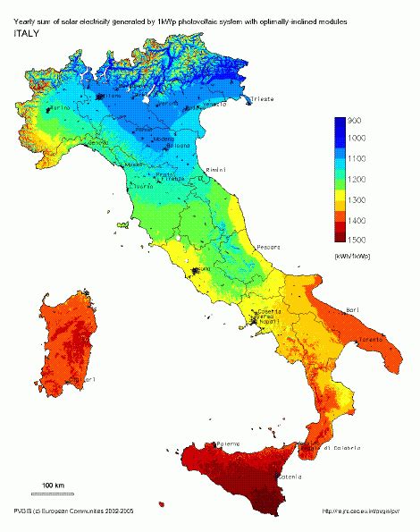Cartina Italia Con Regioni Climatiche Wrocawski Informator