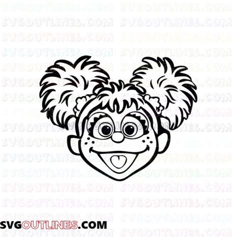 Sesame Street Abby Cadabby Svg