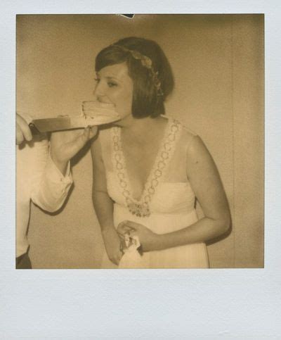 A Wedding In Polaroids Hipster Bride Girls Halo 1970s Wedding