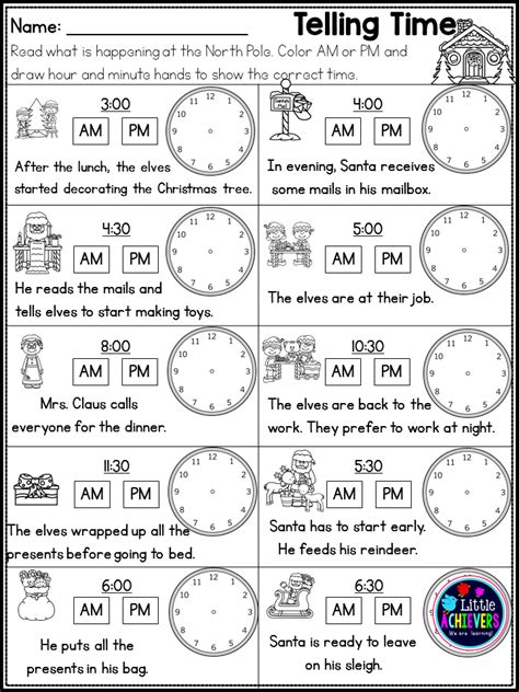 Christmas worksheets and online activities. Christmas activities for First Grade Math Worksheets and ...