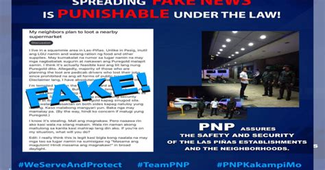 Pnp To Go After Purveyors Of Fake News On Social Media Philippine