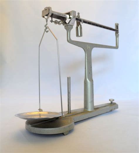 Vintage Welch Scale Triple Beam Scale Patent Date 1929 Stainless