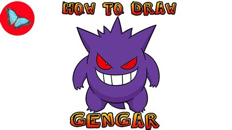 How To Draw Pokemon Gengar Drawing Animals