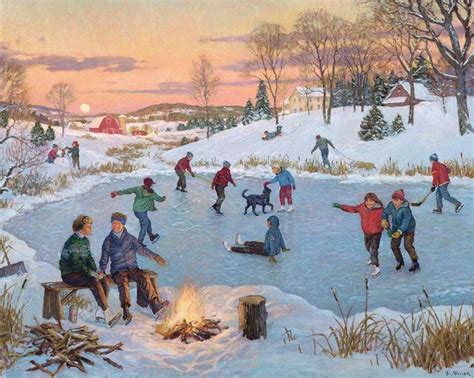 Praatplaat Schaatsen Kleuters 1200×959 Winter Painting Winter