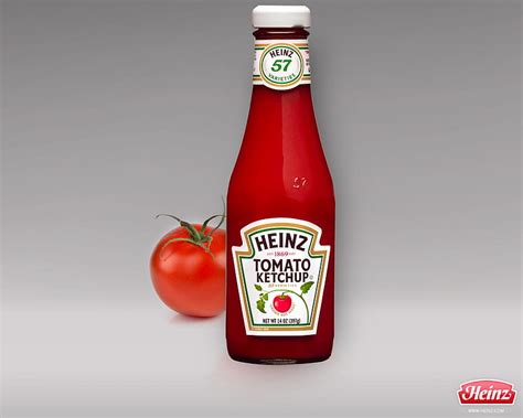Heinz Ketchup Red Glass Ketchup Heinz Tomato Taste Bottle Hd