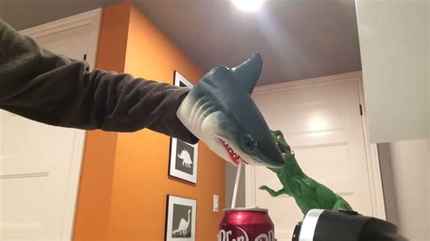 Shark Puppet Drinks Doctor Pepper Youtube