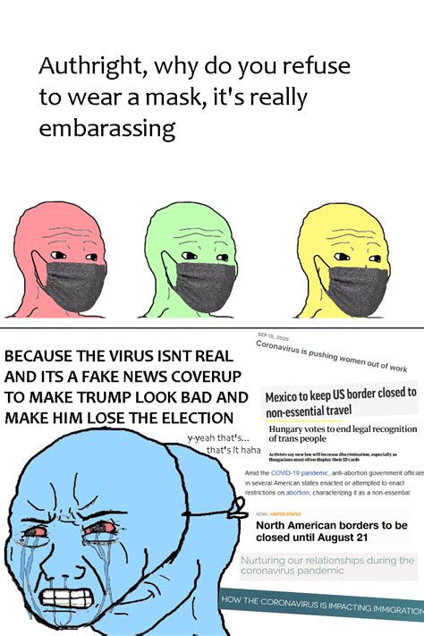 The Real Reason Authright Wont Wear A Mask Political Compass Know
