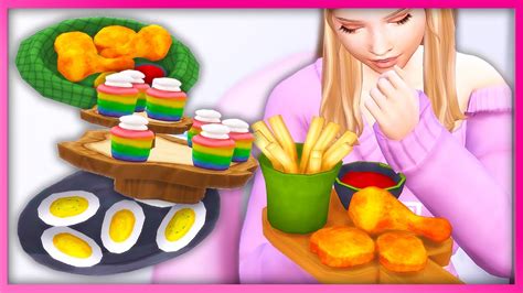 You Need These Amazing Sims 4 Custom Foods In Your Game🍗🍡 Youtube