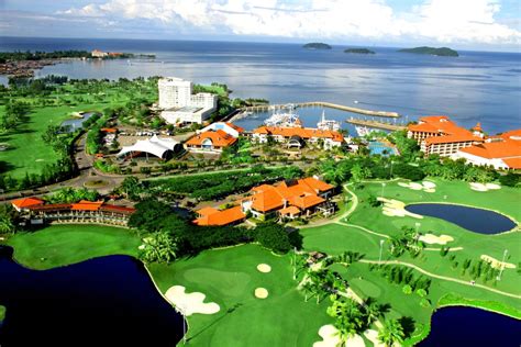 Resort is within hailing distance of atkinson clock tower, kk esplanade. The Pacific Sutera Hotel Accommodation Kota Kinabalu