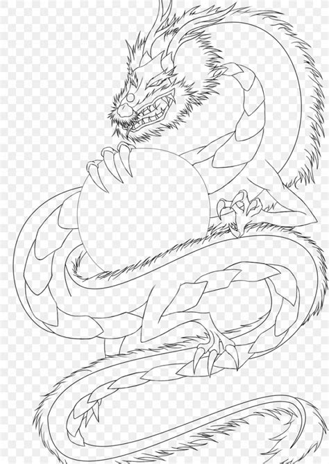 Chinese Dragon Outline Drawing