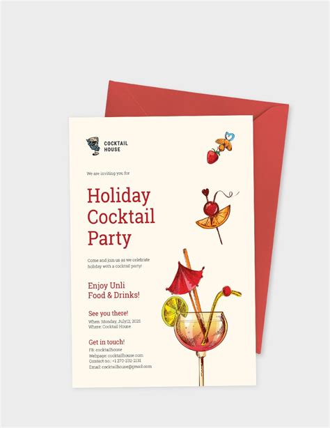 Outlook Holiday Party Invitation Template Polito Weddings